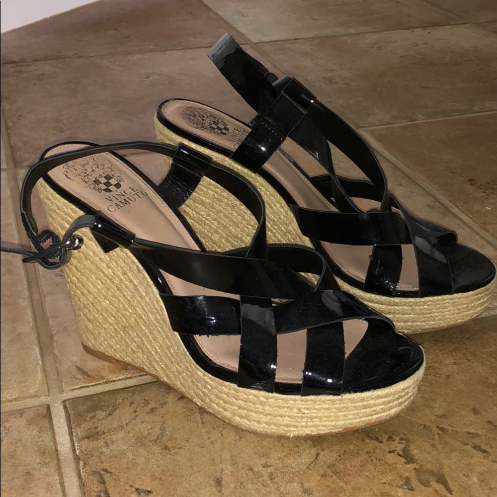 Vince Camuto strappy wedges